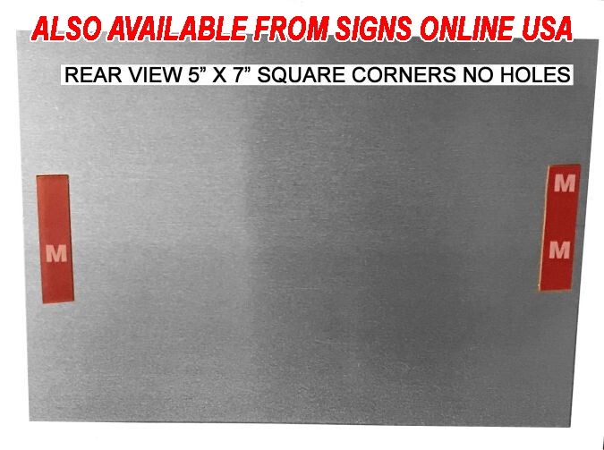 Delivery Instructions Please Deliver Here Sign METAL Leave Packages decal SI086