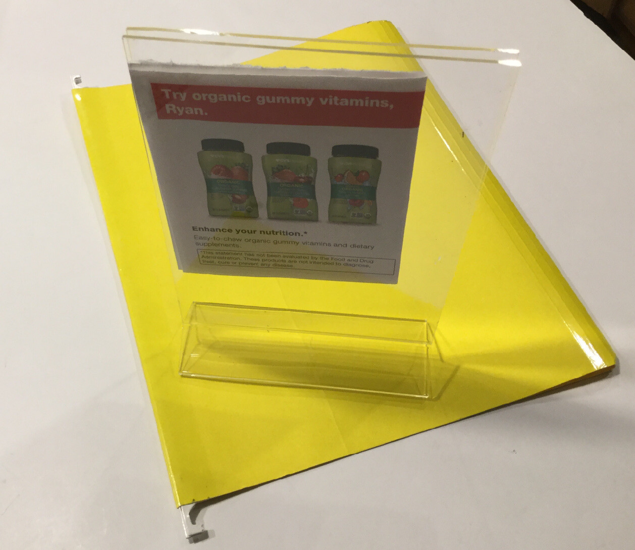 Top Tabletop Display for Business Advertising, Promotions, Food & Drink Specials