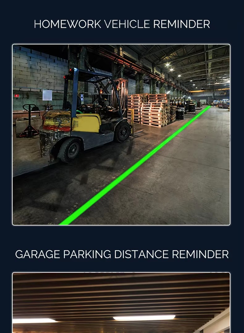 High-Power Laser Line Projector – IP65 Workshop Safety Light with Visible Beam