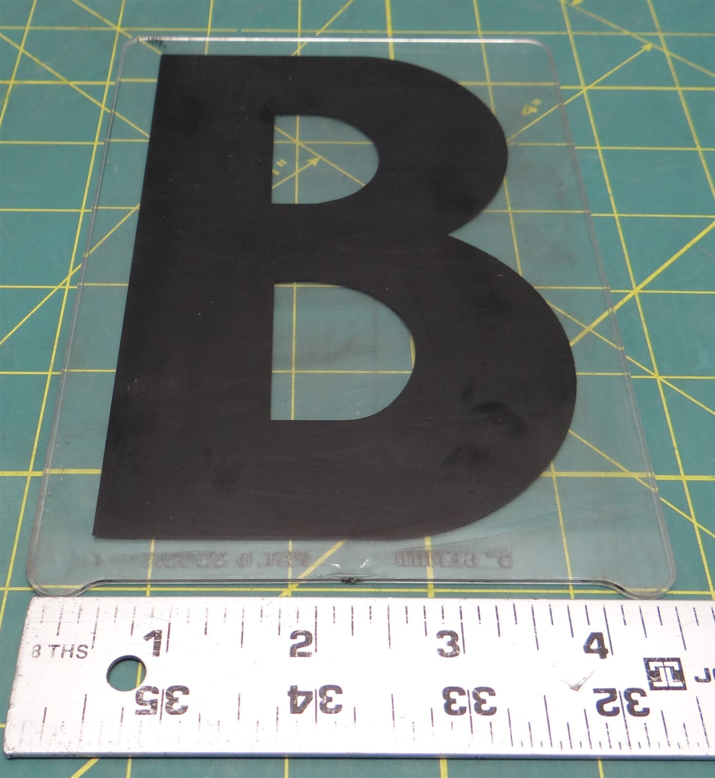 (B) 7&Prime; x 4-1/2&Prime; Acrylic Wagner Zip-Change Marquee Sign Changeable Letter