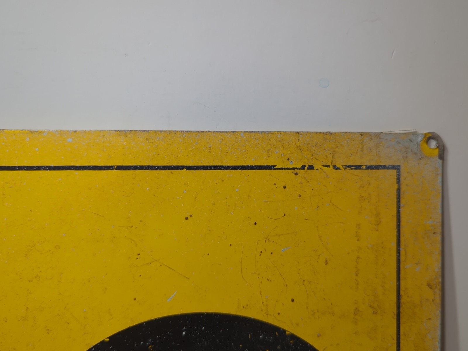 ✨11⅜in x 19in✨Mancave Metal Sign « Caution: Eye Protection Required In This Area »
