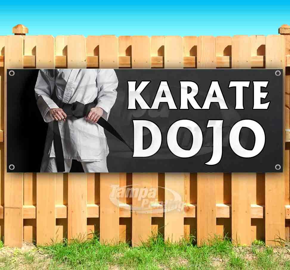 KARATE DOJO Advertising Vinyl Banner Flag Sign Many Sizes USA MARTIAL ARTS