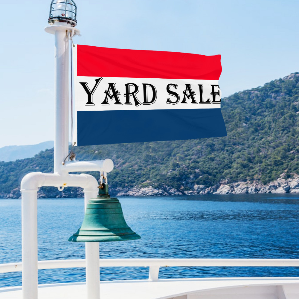 Yard Sale Flag Yard Sale Banner Sign Garage Sale Rummage Sale USA SHIP