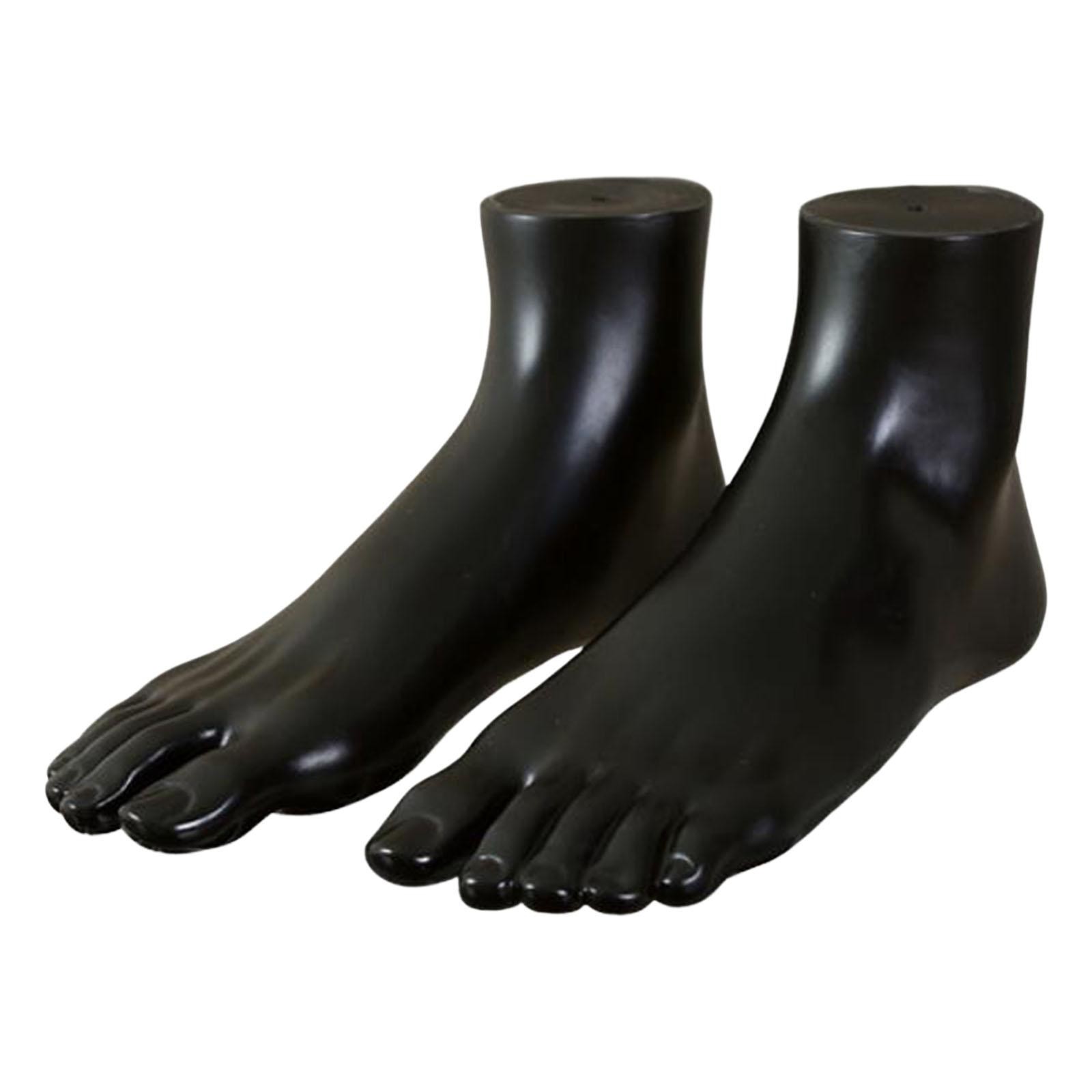 Mannequin Feet Socks Display Props Left and Shoes Feet Model for Sandal Short