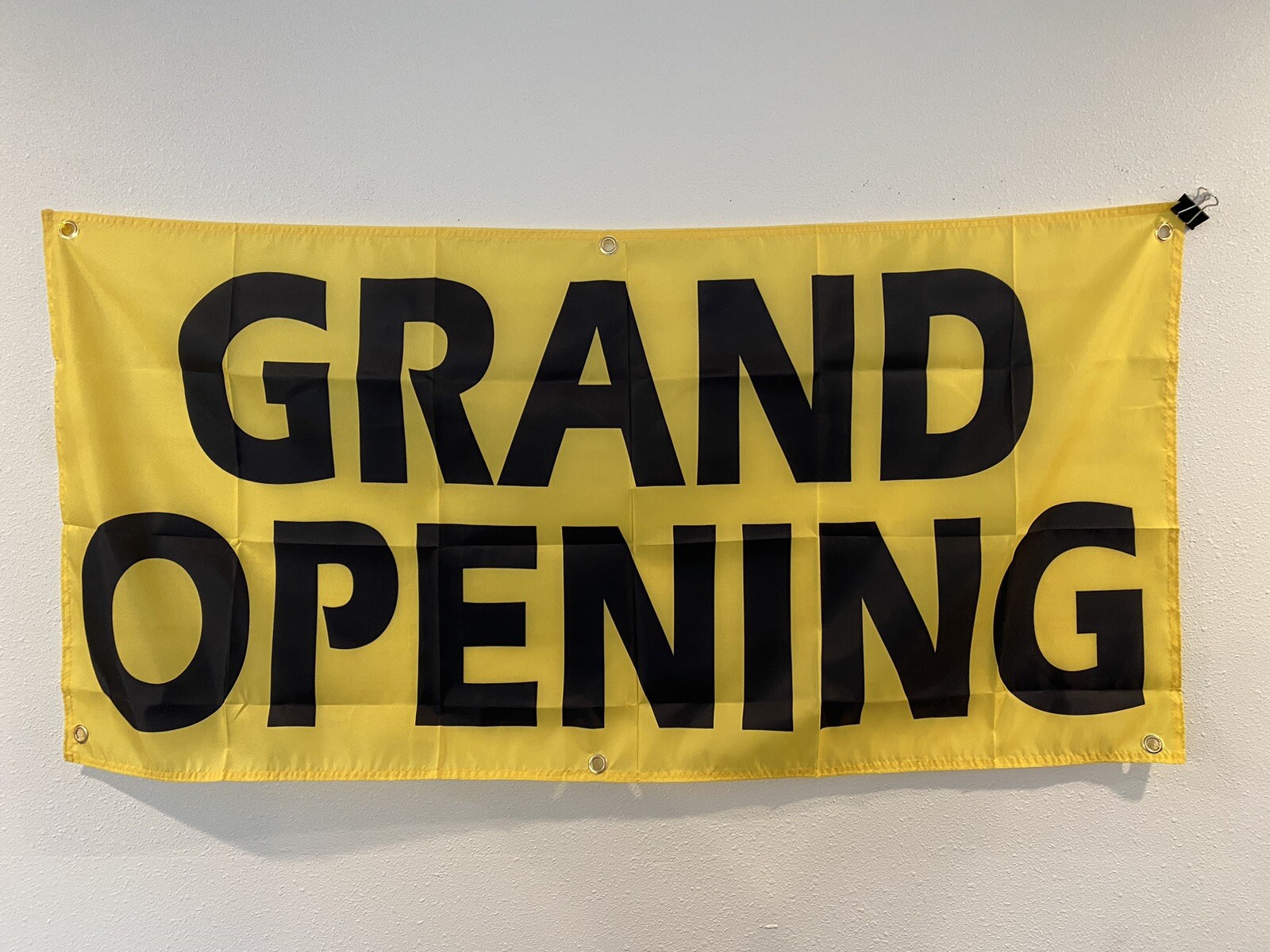 2×4 ft Grand Opening Banner Sign -Super Polyester Fabric
