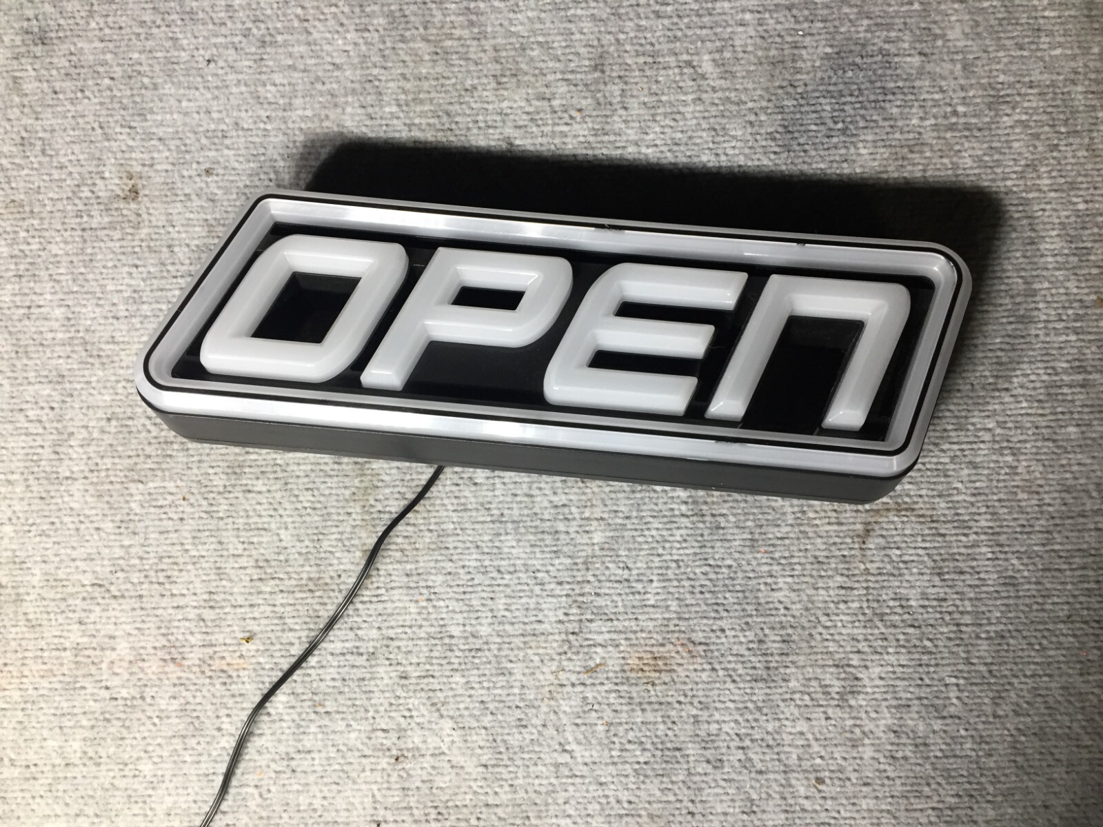 Super Bright LED Open Sign – Ultra Bright LEDs in Vibrant Red & Blue 15&Prime; x 5&Prime;