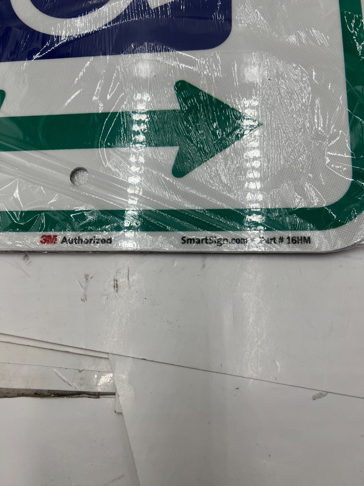 (QTY 2) SmartSign « Reserved Parking » Handicap Parking Sign Bi-Arrow 12&Prime; x 18&Prime;