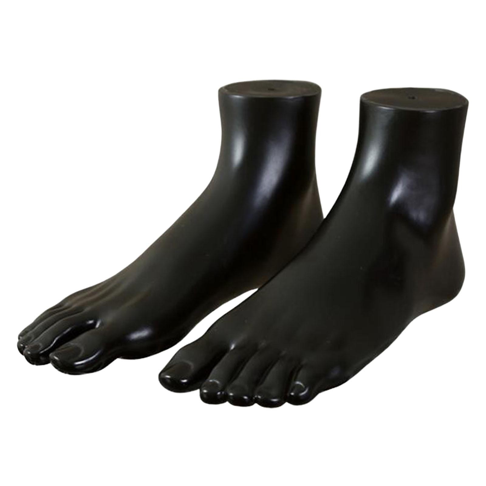 Mannequin Feet Socks Display Props Left and Shoes Feet Model for Sandal Short