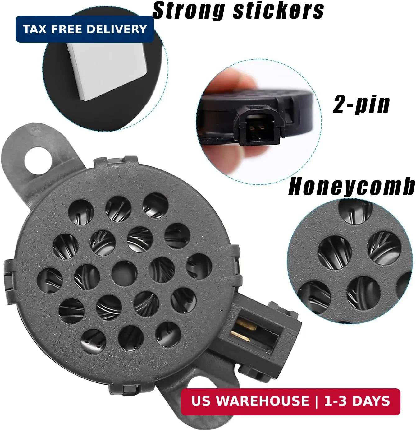 4L1Z-15K864-A Parking Aid System Speaker Buzzer Replacement for Ford F250 350 45