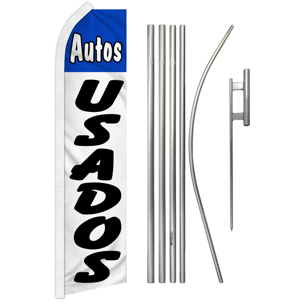 Autos Usados Swooper Flutter Feather Advertising Flag Kit Used Cars Dealership