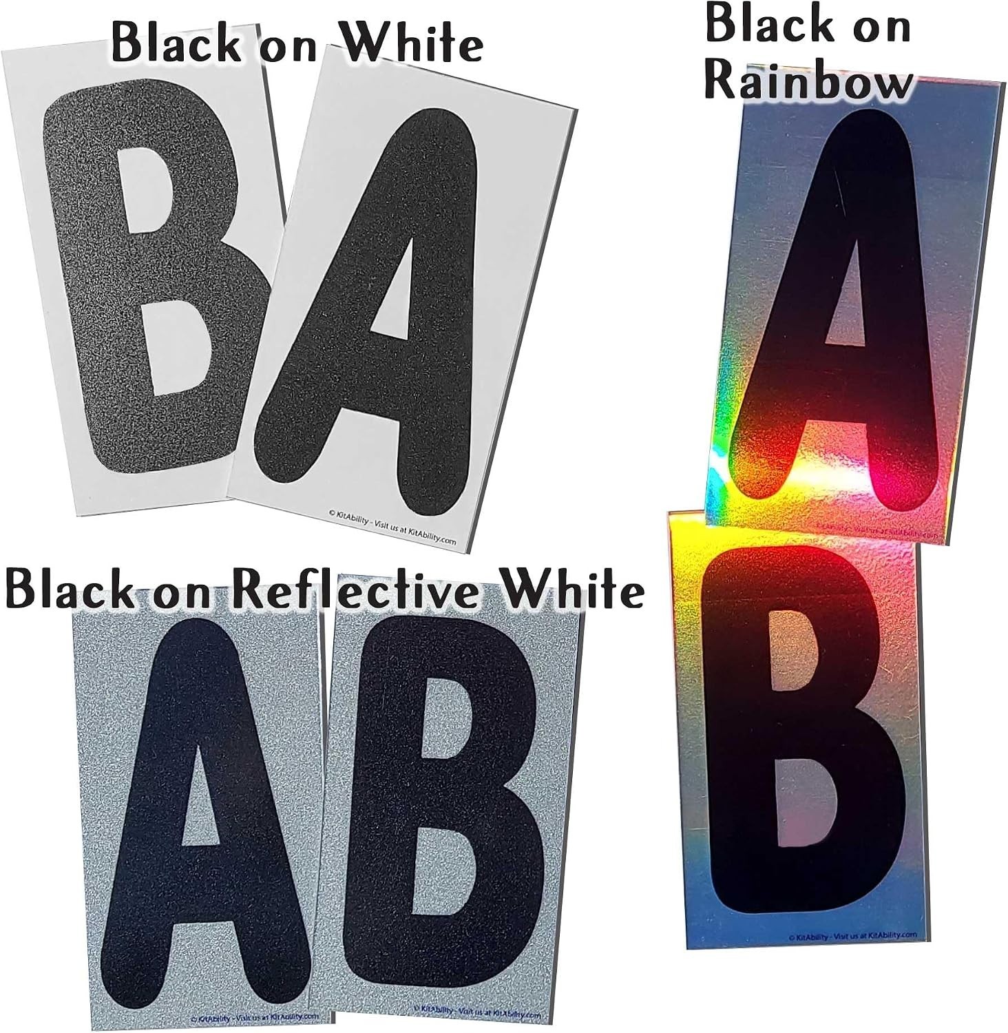 Enhanced Visibility Numbers for A-Frame Signs – Pack of 60
