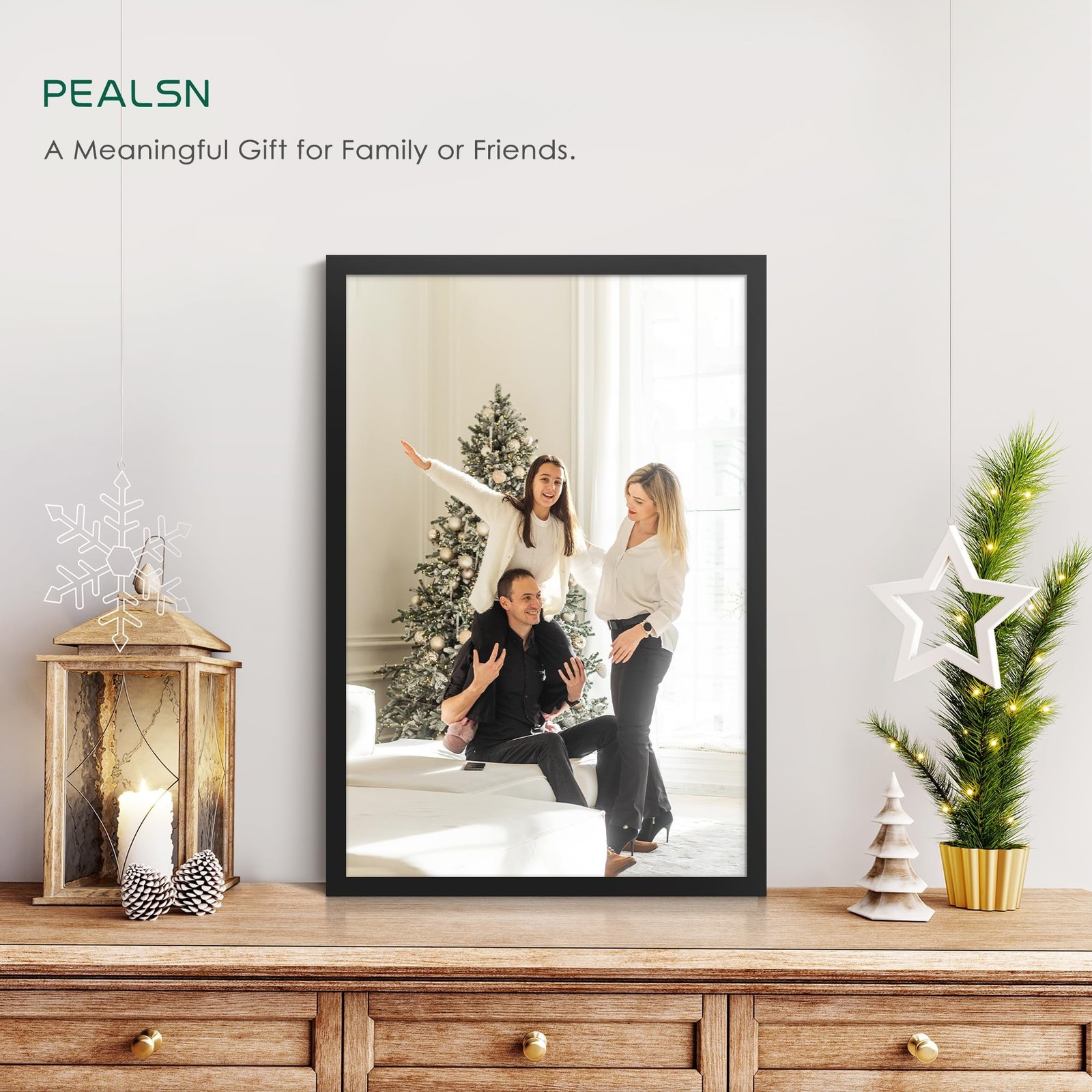 PEALSN 12×18 Picture Frame Black, Poster Frame for Wall Mounting Display Hori…