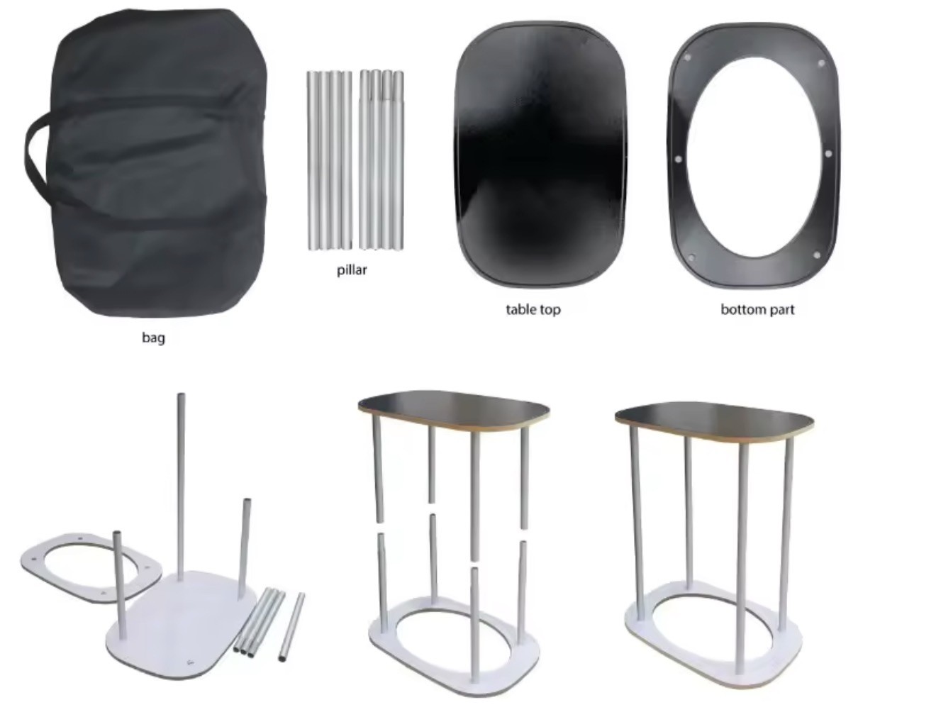 New : PopUp Display Booth Trade Show Counter Stand Table