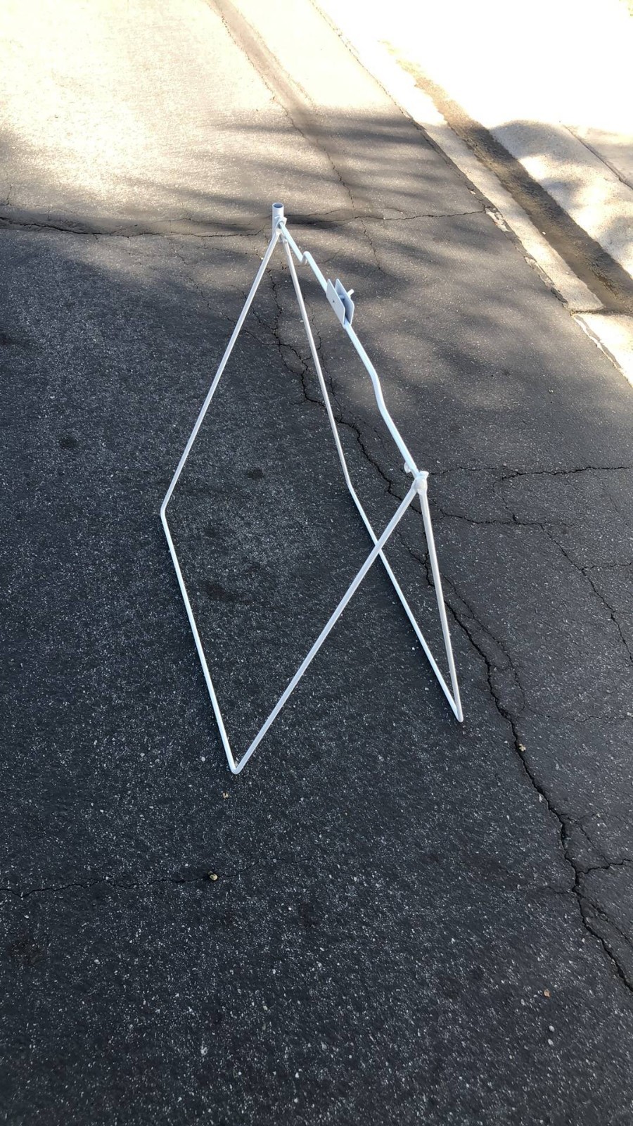 28&Prime;L x32&Prime;H White Real Estate Open House Sign Kit Metal A-Frame