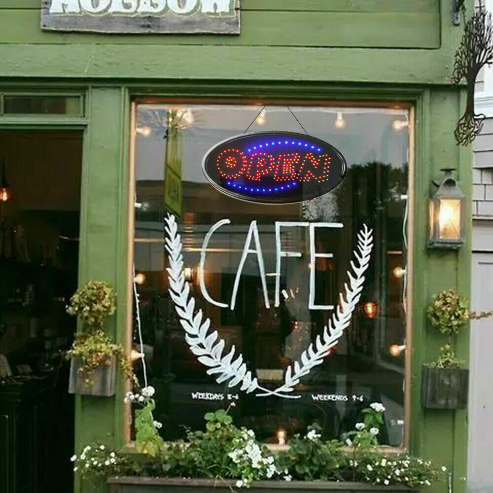 Open Sign Led Neon Ultra Bright Light Business Display For Restaurant Store Shop