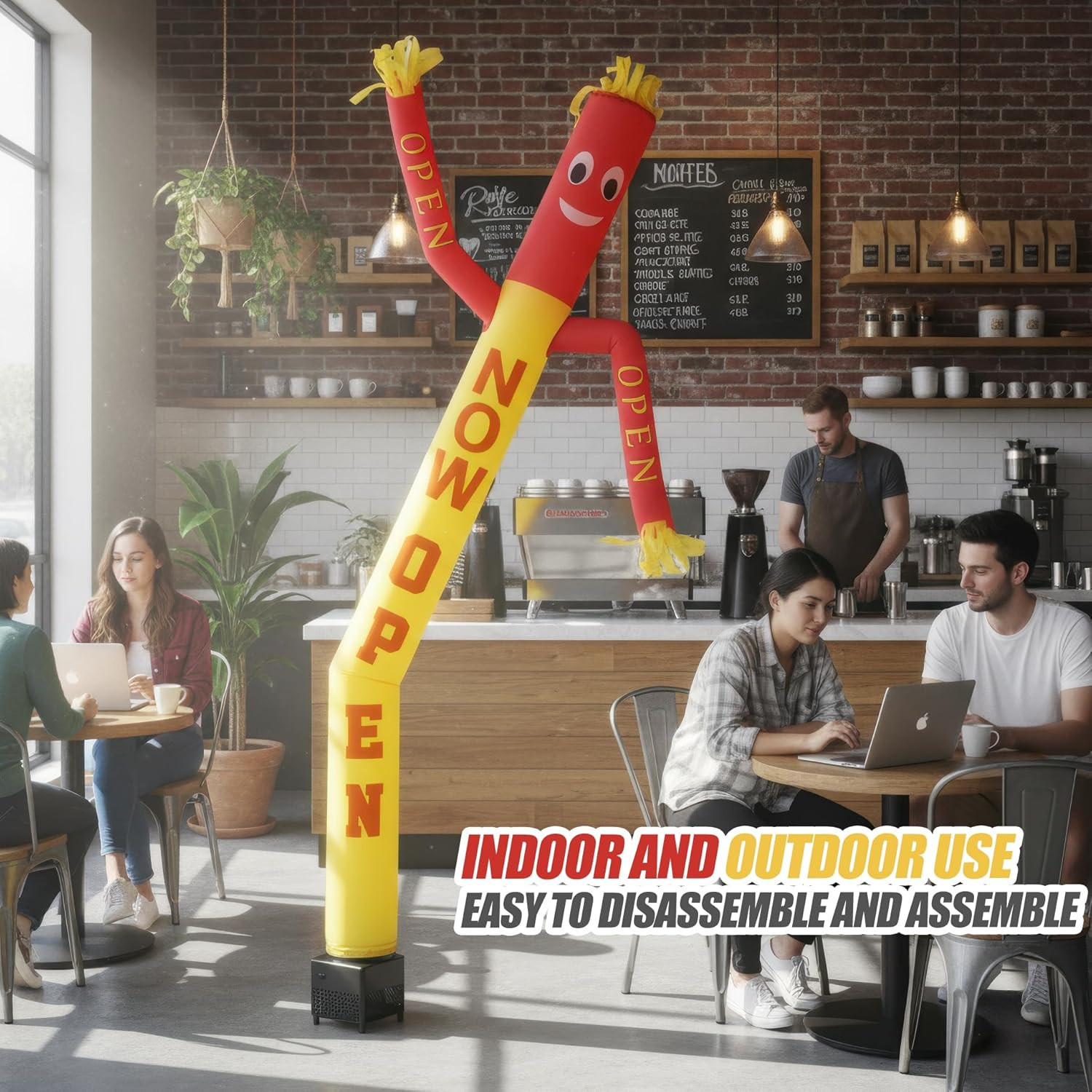 6ft Now Open Air Tube Dancer Inflatable Waving Tube Man with Blower – Wacky Wavi