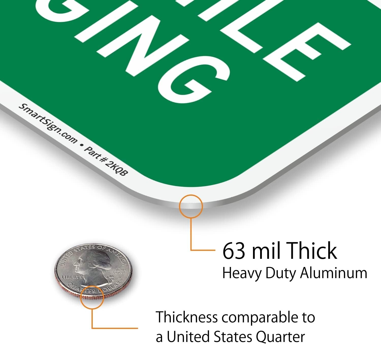 18 x 12 inch Electric Vehicle EV Parking – Only While Charging Metal Street Sign