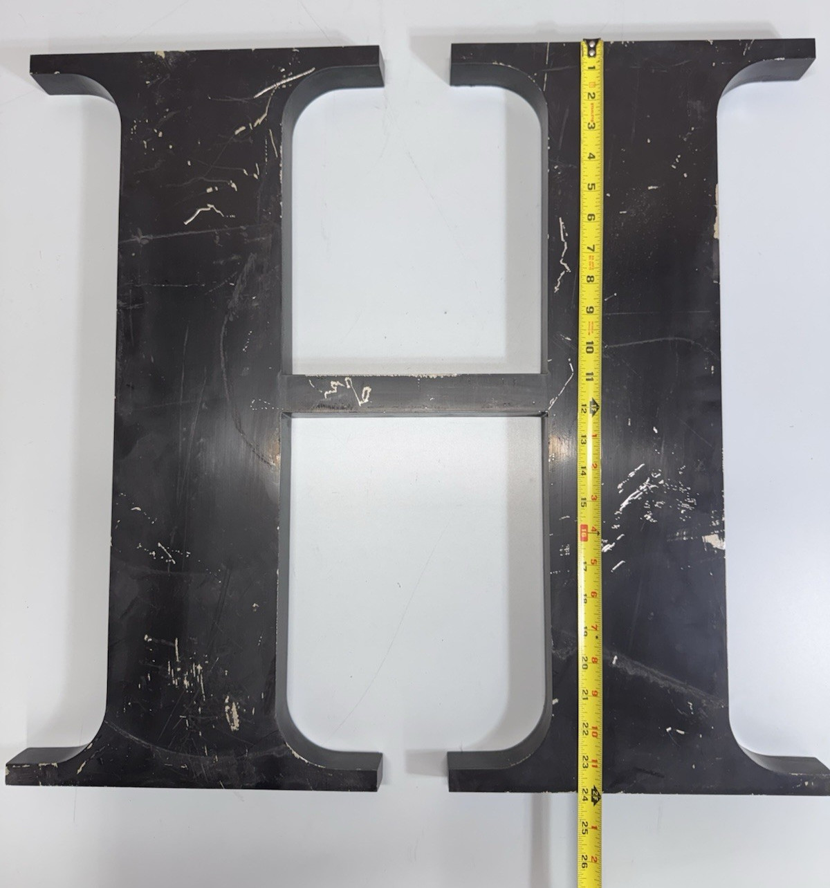 Gemini Inc 24” Cast Aluminum Architectural Letter Sign Black Commercial Letters