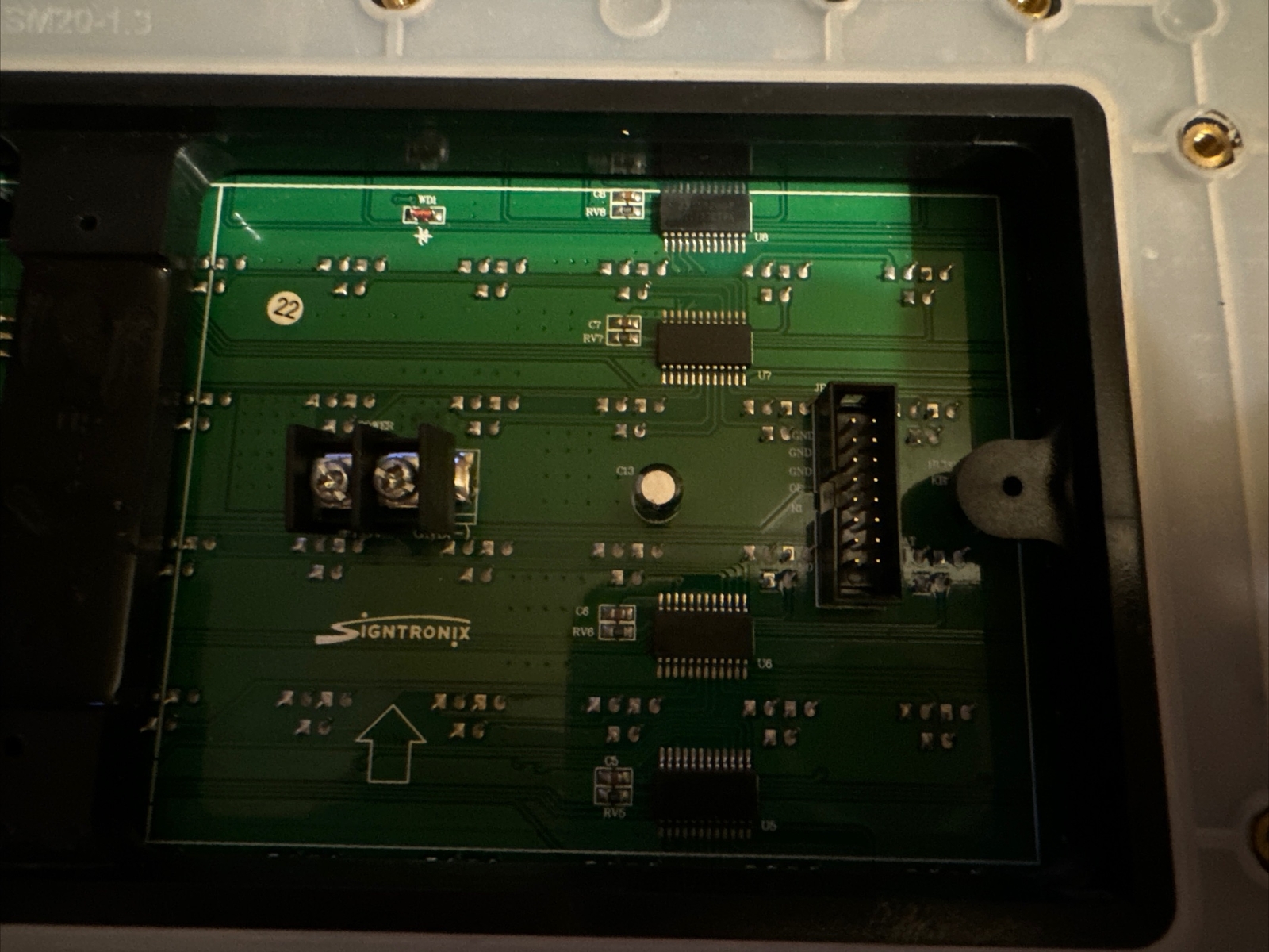 Signtronix Guru Amber 20 MM 16X8 Led Sign Modules. You Receive 2 Modules.