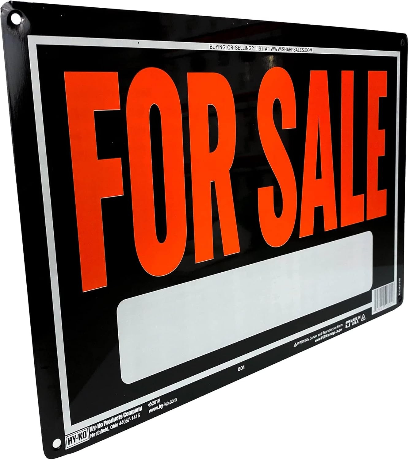 Aluminum Signs, 14” x 9.5”, Durable Long-Lasting Contrasting Metal Signs for Out