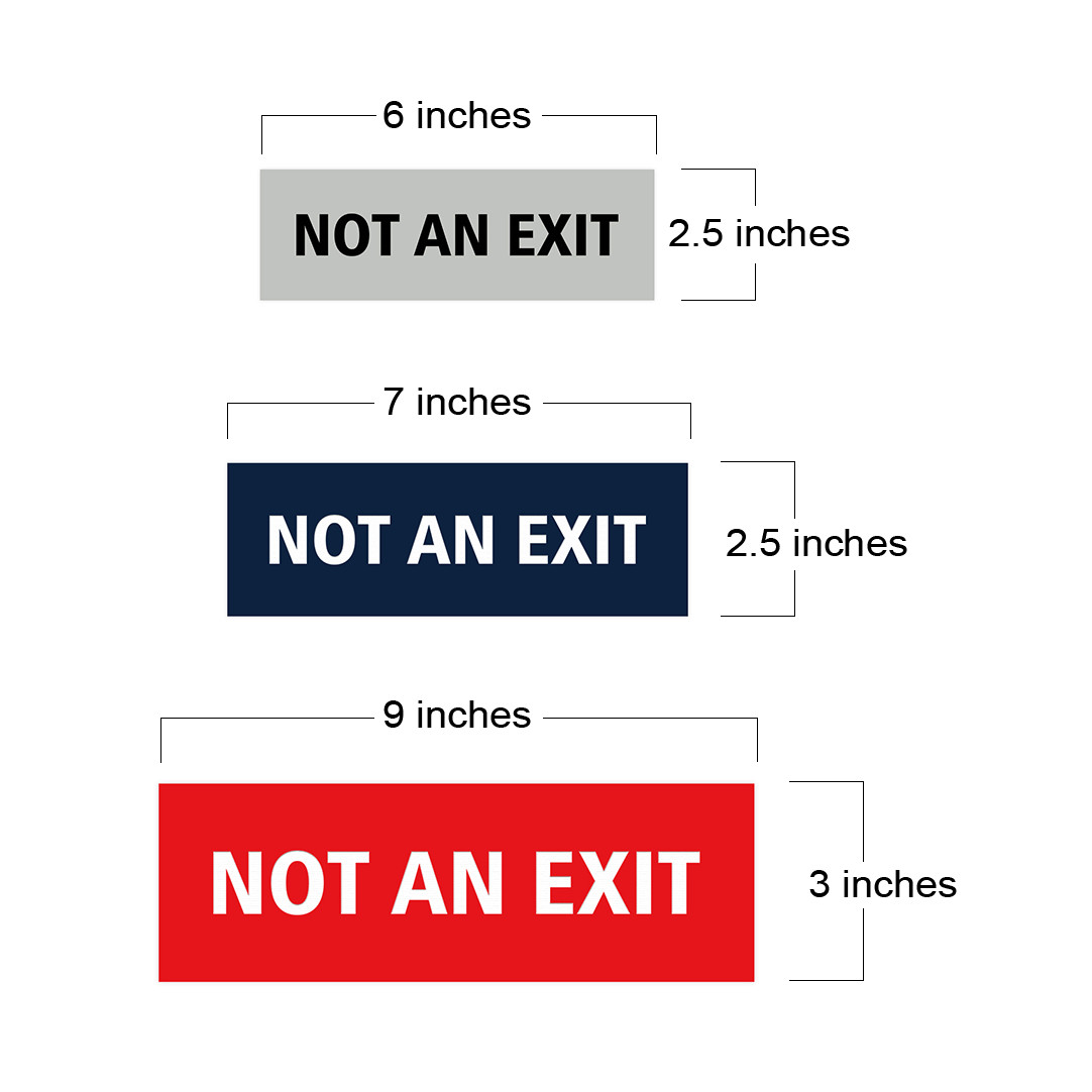 Basic Not An Exit Sign