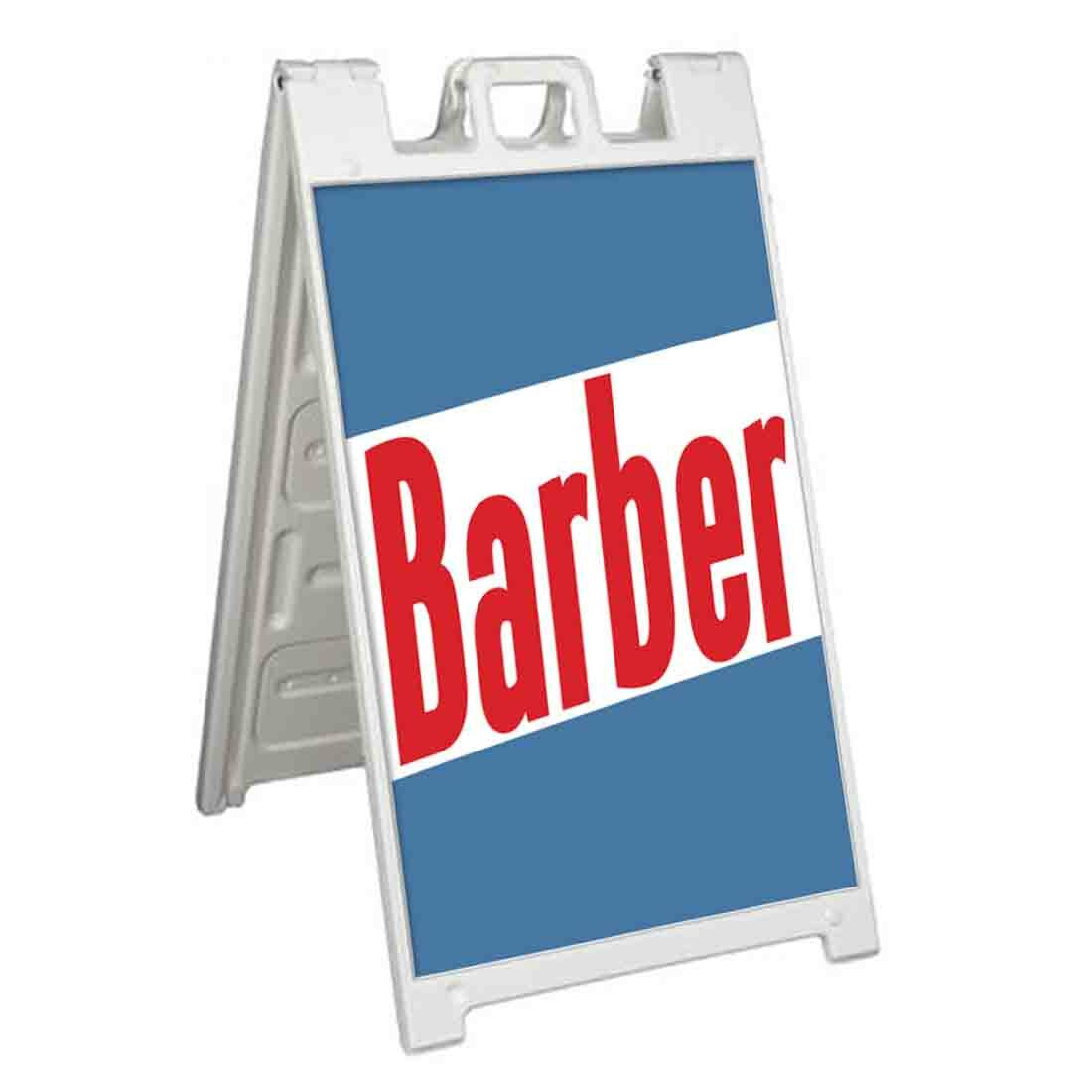 BARBER SHOP Signicade 24×36 A Frame Plastic Sidewalk Sign