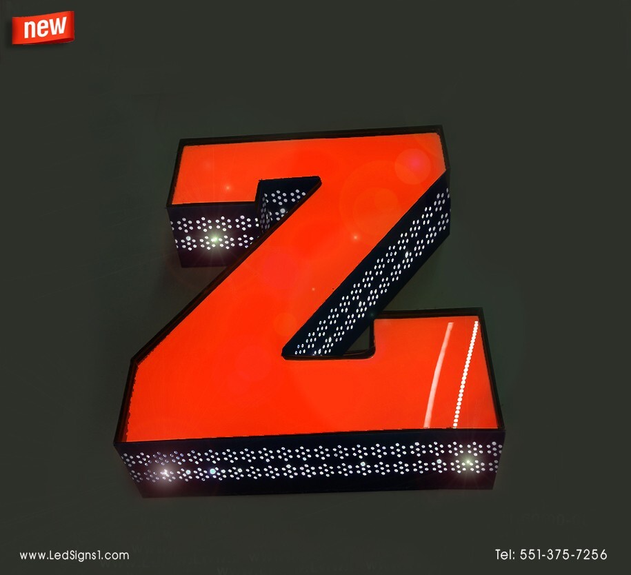 New Custom Made Led Channel Letter, Front-Lit and side-Lit 20 Inches