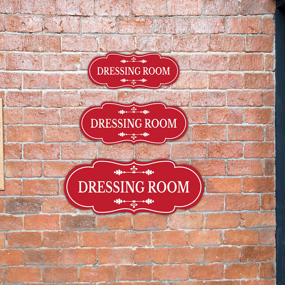 Designer Plus Dressing Room Wall or Door Sign | Business and Workplace Signage