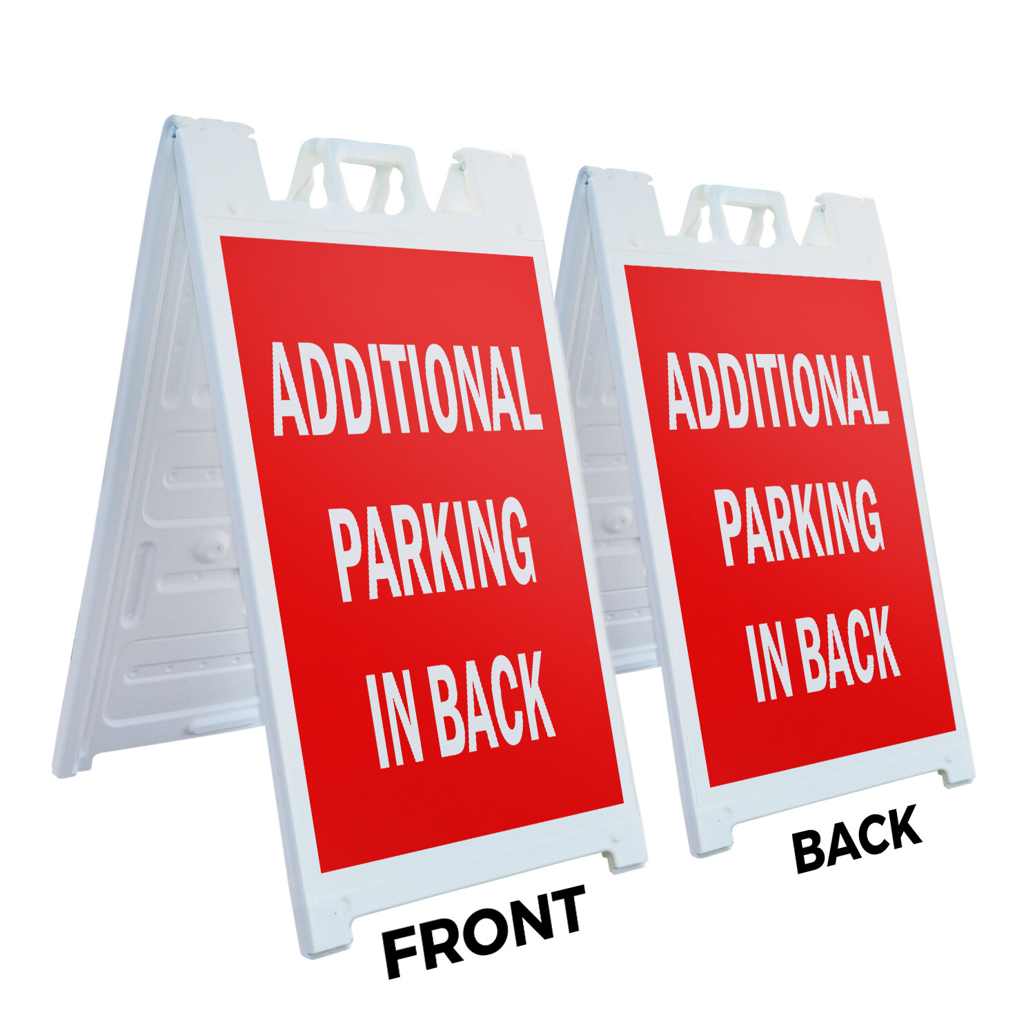 A-frame Sidewalk Additional Parking In Back 24&Prime; x 36&Prime; Double Sided A-Frame Sidew