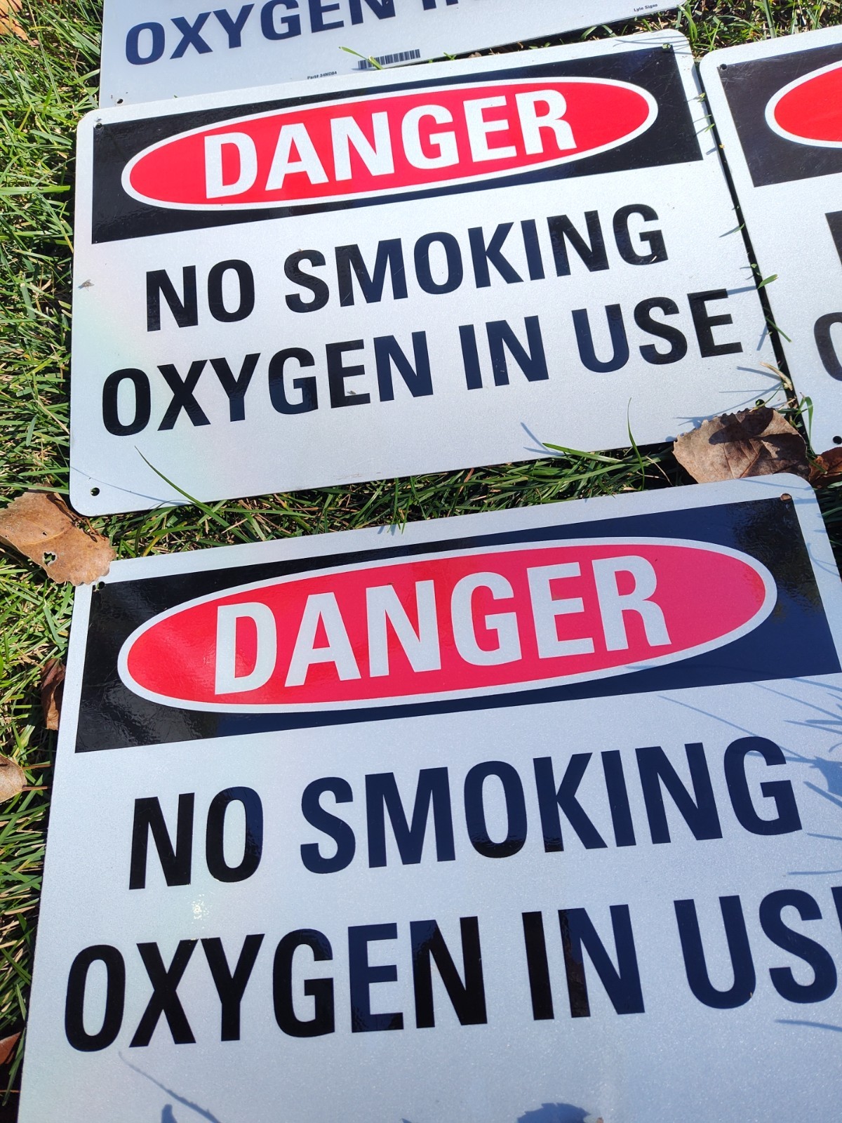 LOT Of 7_14x10 Danger Sign in,Aluminum