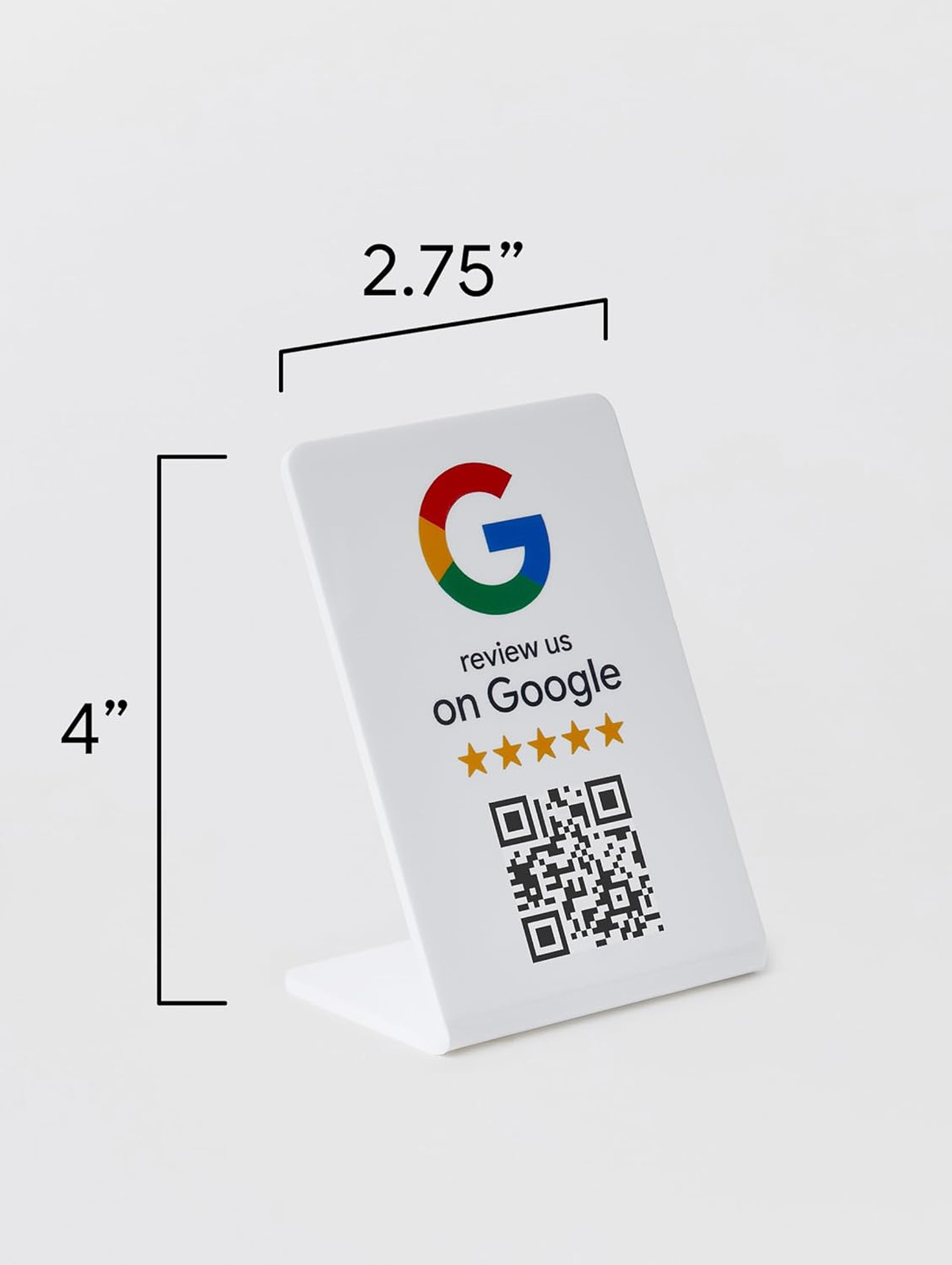 Google Review Stand NFC QR Code 3-Pack Easy Setup for All Businesses