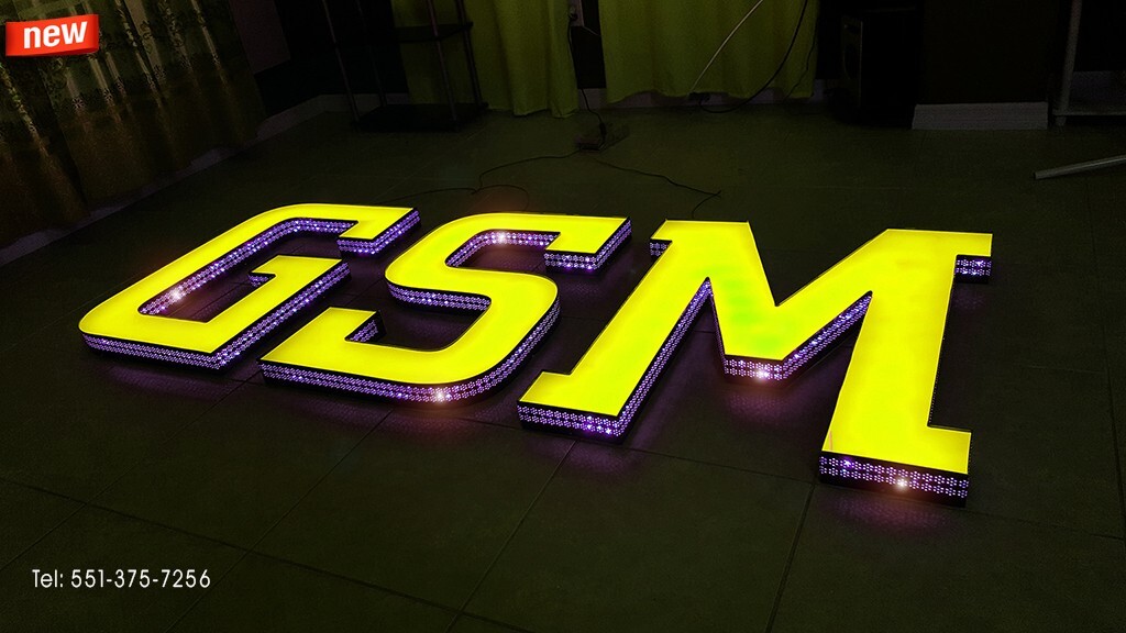 New Custom Made Led Channel Letter, Front-Lit and side-Lit 20 Inches