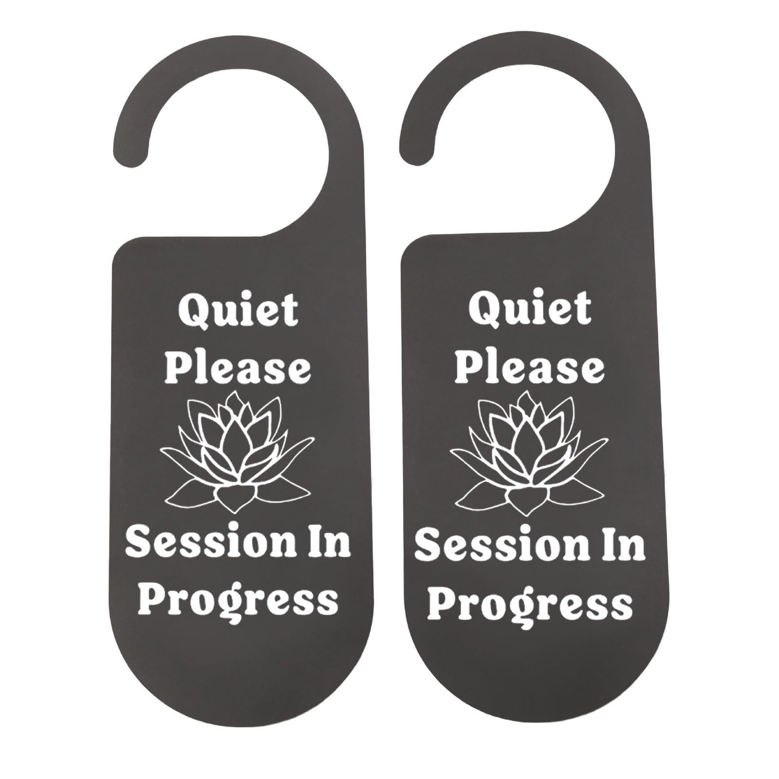 2 Pcs Do Not Disturb Door Hanger Sign Quiet Please Session In Progress Sign f…