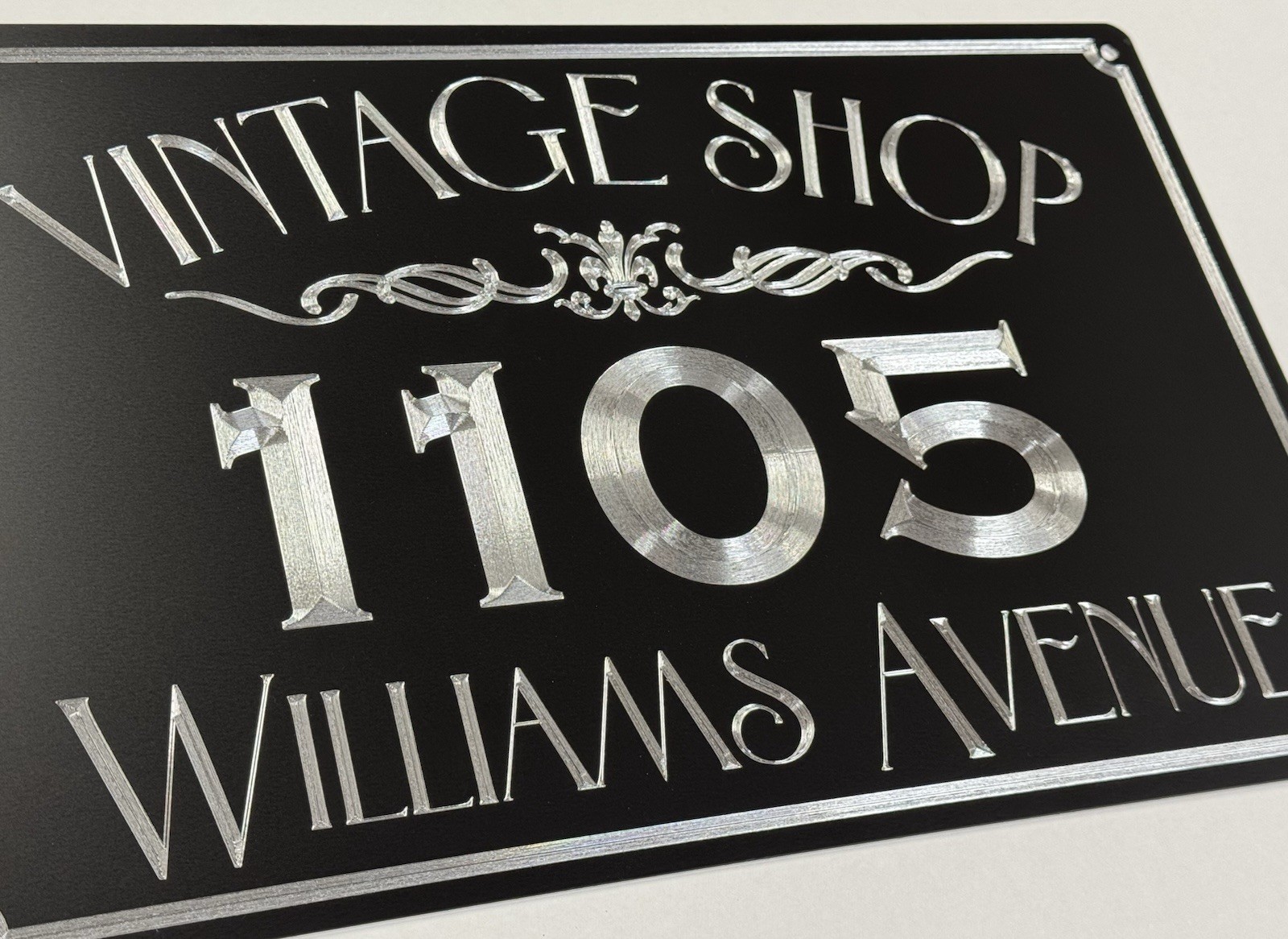 Engraved Custom Business Company Building Outdoor Weatherproof Metal Sign 15×9.5