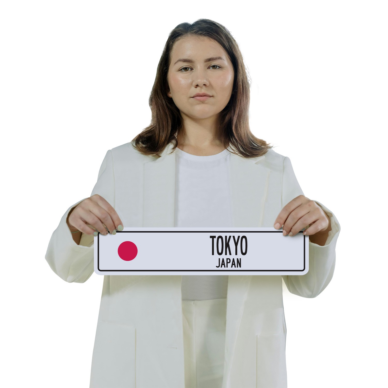 TOKYO JAPAN Street Sign (2 Pack) Japanese flag city country road wall gift