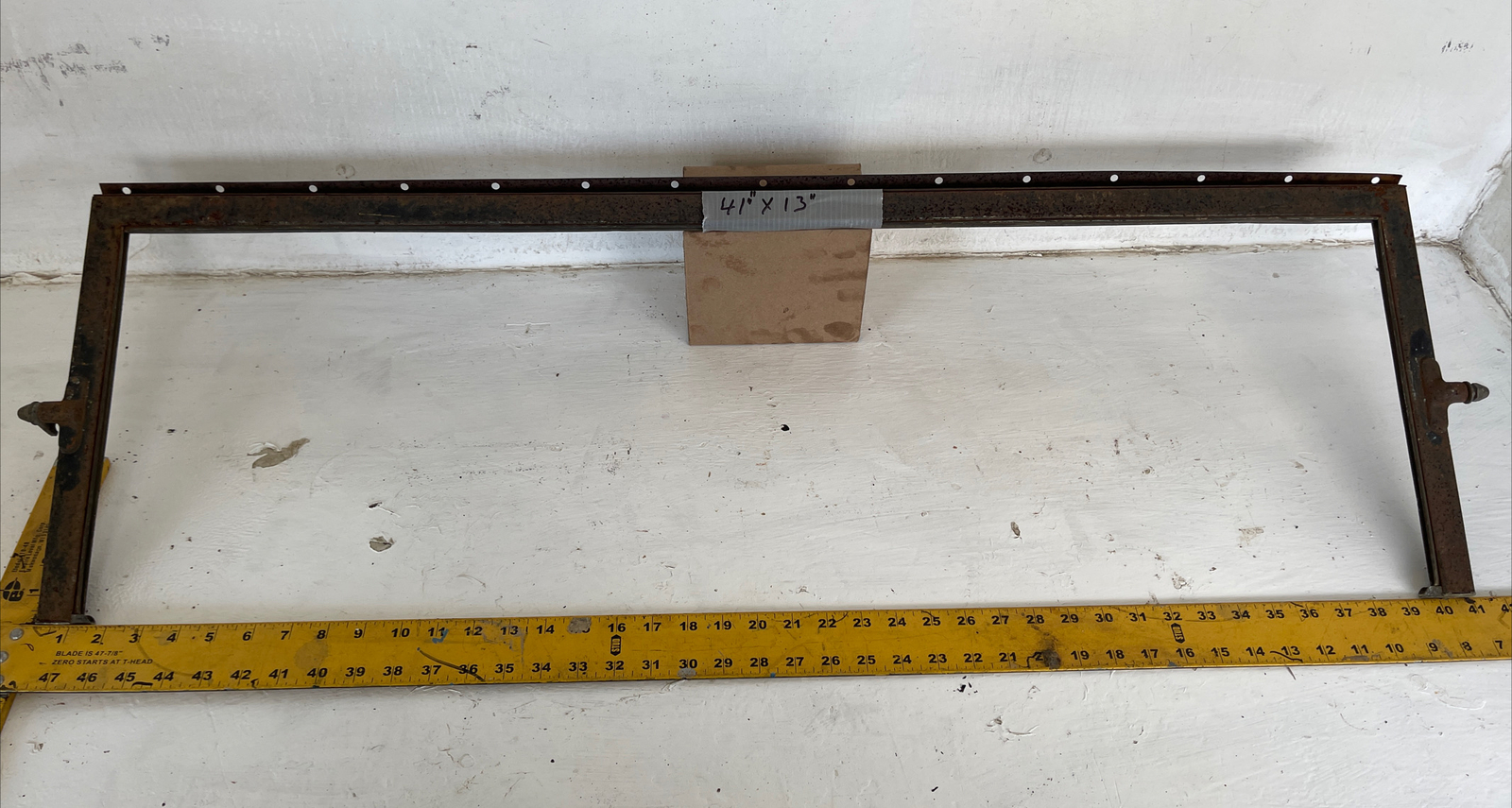 Vintage Windshield Frame 41” X 13”