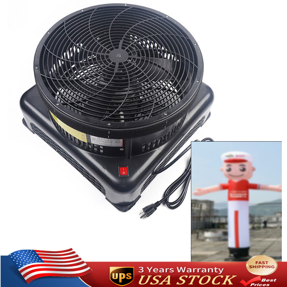 550W Air Blower Fan For Inflatable Wind Dancer Dancing Tube Man Puppet Fly Guy