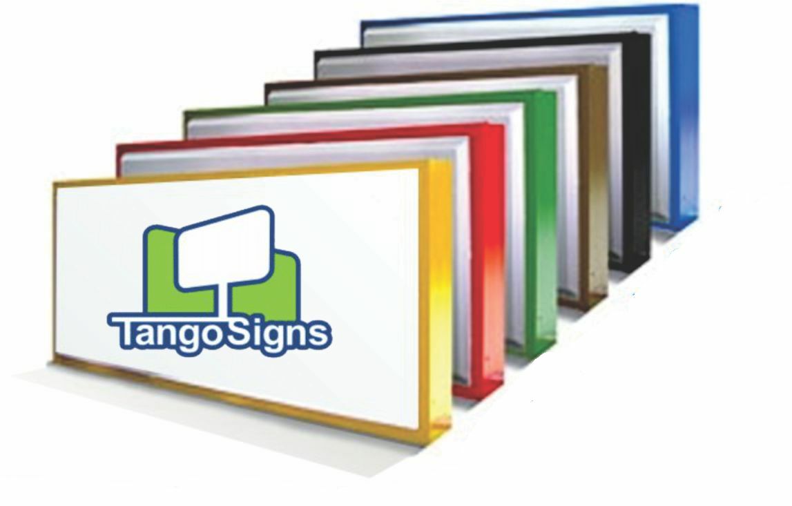 2x LED illuminated Commercial Business Sign | Outdoor Lighted Store | Single