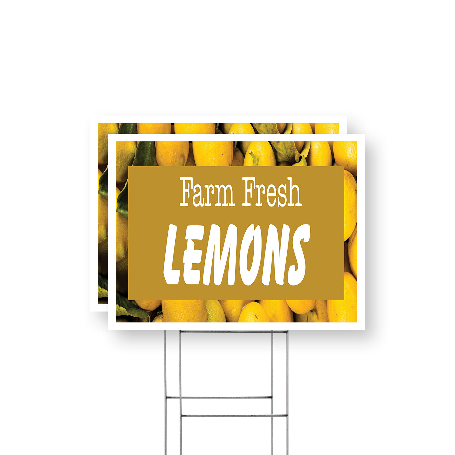 Farm Fresh Lemons Yard Sign Fresh Citrus, Local Grocers, Healthy Living
