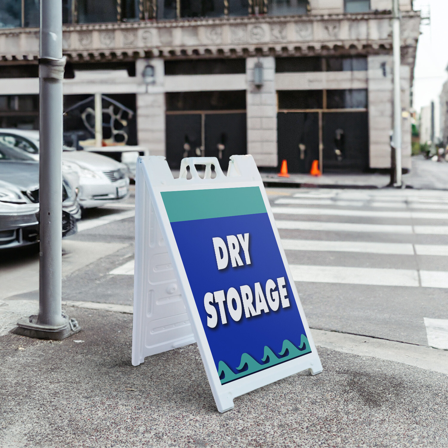 A-frame Sidewalk Dry Storage 24&Prime; x 36&Prime; Double Sided A-Frame Sidewalk Sign