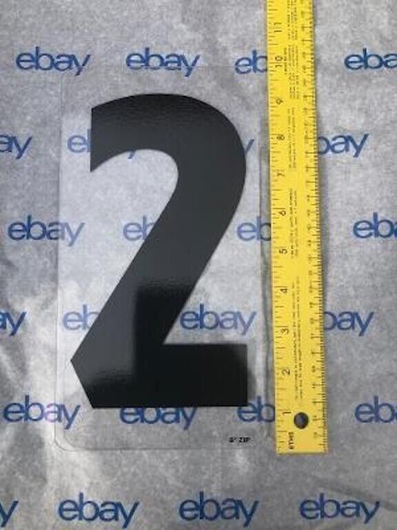 8 inch zip number changeable outdoor signage marquee NUMBERS Number 2