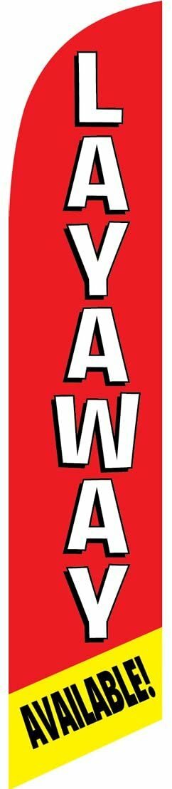 Layaway Available Feather Banner Swooper Flag, Replacement Flag Only