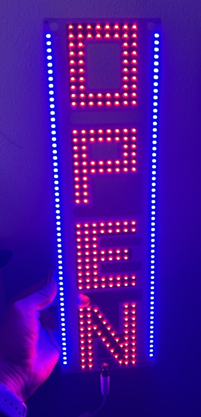 LemonNova Open Sign 15” x 4.25”