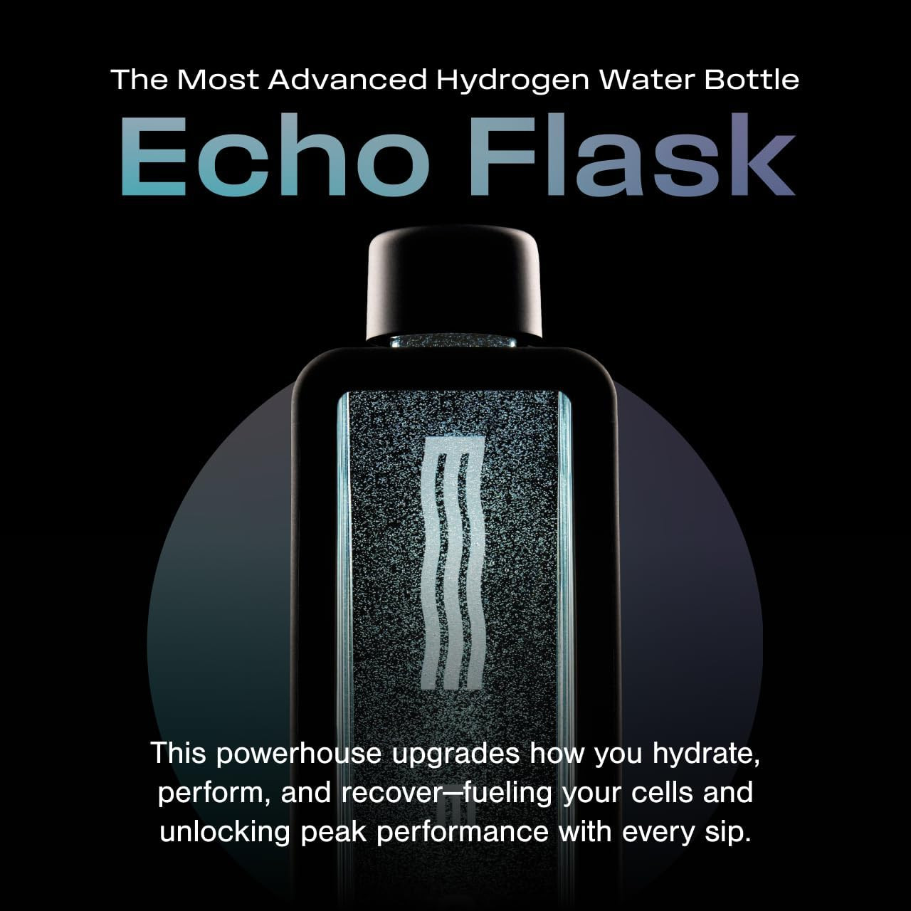 Echo Flask Hydrogen Water Bottle – Active Hydration Solution with Water Intake T
