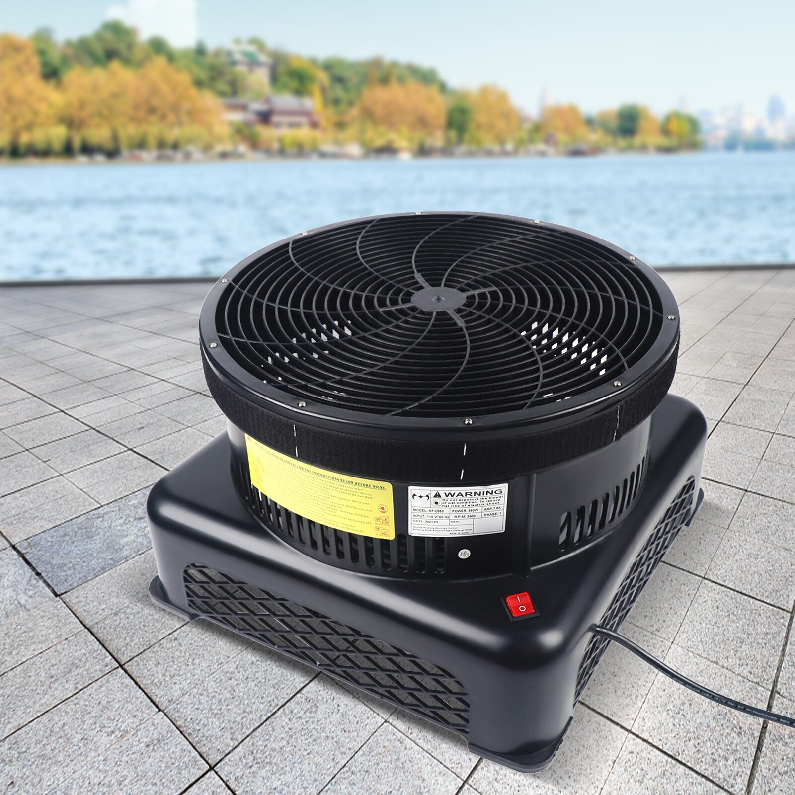 18Inch Air Blower for Inflatable Tube Man Tall Sky Dancers 950W Blower Fan