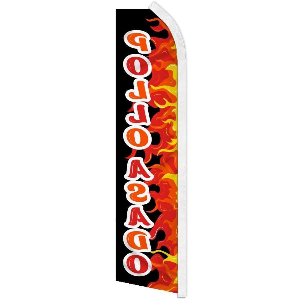 POLLO ASADO advertising super flag polyester banner sign *POLE NOT INCLUDED*