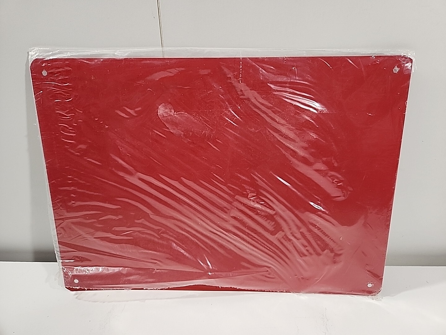No smoking in this area, Red And White Letters Sign 10×14