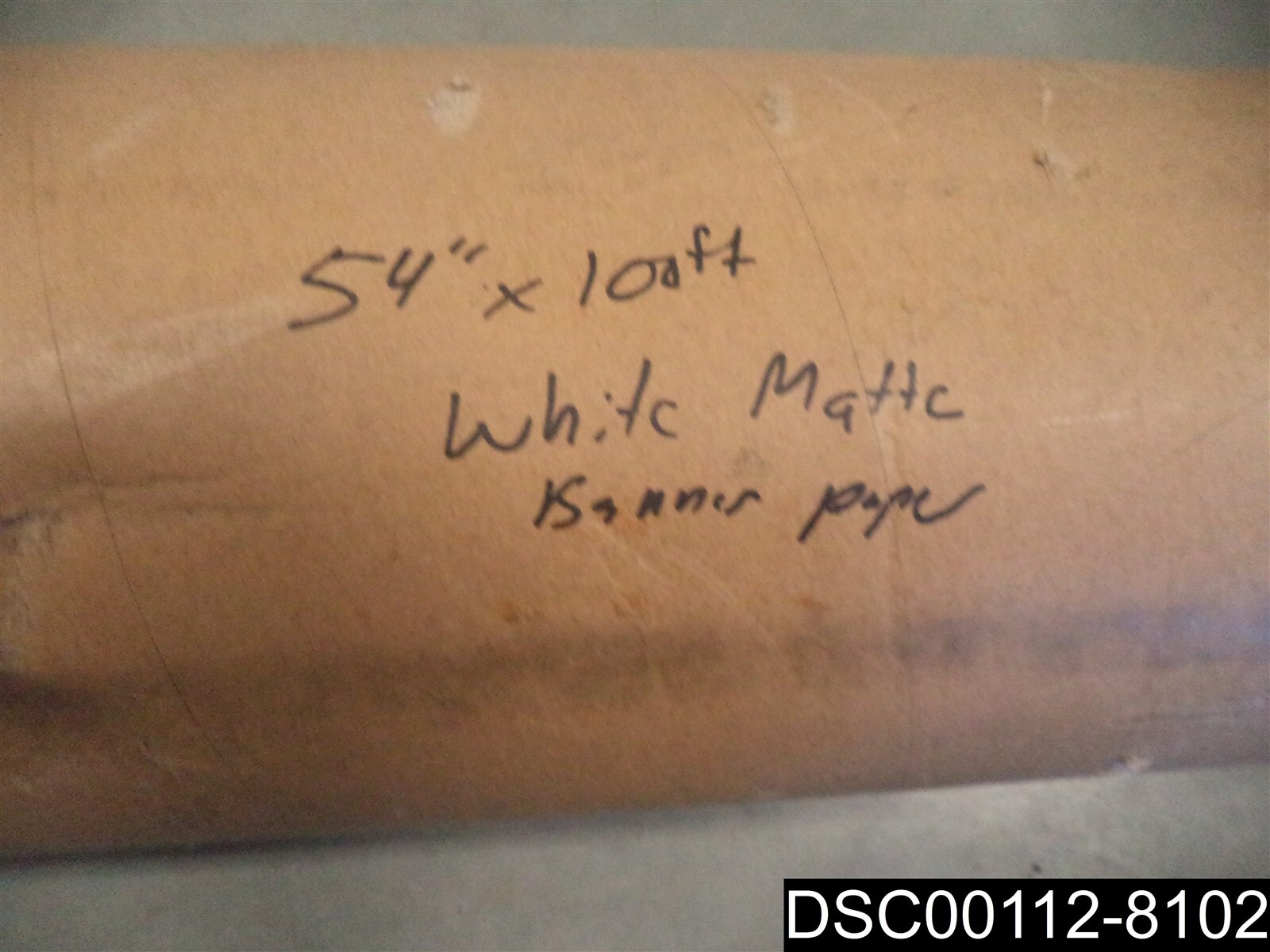 54&Prime;X100&prime; White Matte banner Paper