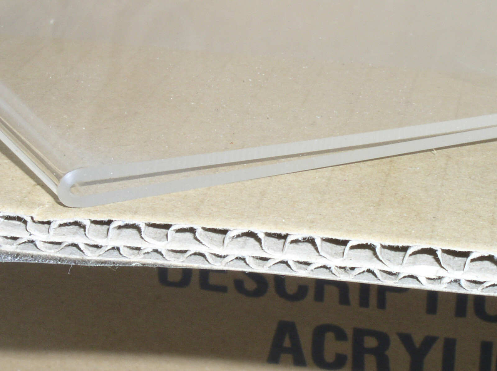 12 CLEAR PLASTIC ACRYLIC 8 BY 10 INCH DESK TABLE ANGLED PHOTO PICTURE FRAME CASE