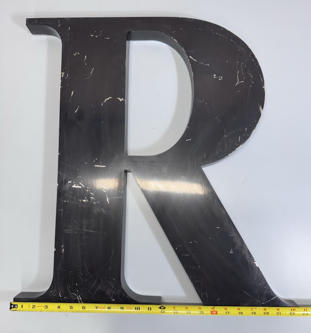Gemini Inc 24” Cast Aluminum Architectural Letter Sign Black Commercial Letters